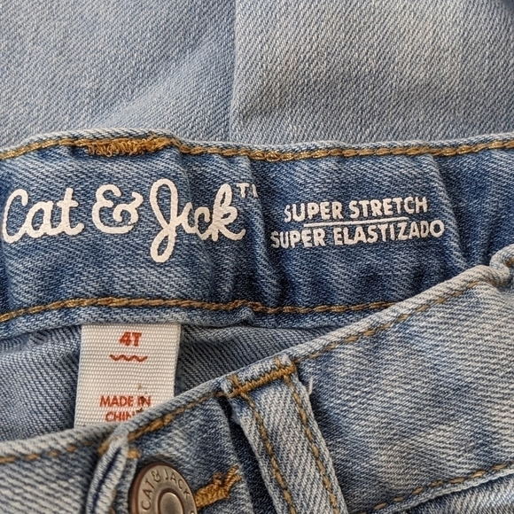 Cat & Jack Super Stretch Jeans 4T - Picture 5 of 6